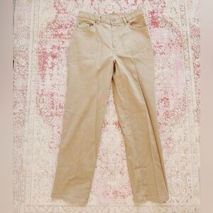 Ralph Lauren, Women’s Tan Straight-Leg Pants